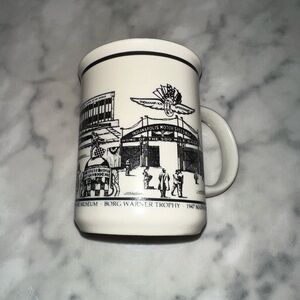 Indianapolis Motor Speedway White Mug